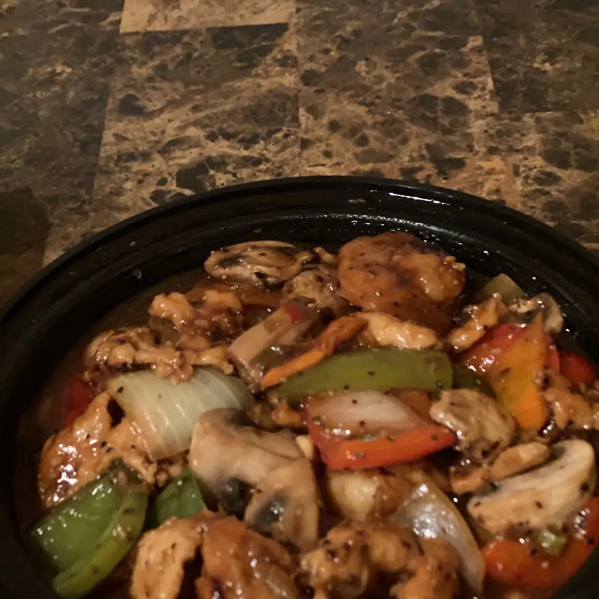 black pepper chicken 黑椒鸡